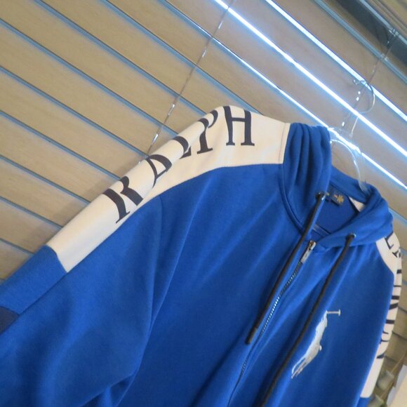 Polo Ralph Lauren zipper hoodJacket size L 100% Fine Yarn In Excellent Condition - Picture 5 of 8